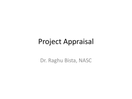 Project Appraisal - NASC Document Management System