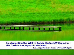 Implementing the WFD in Galicia Costa