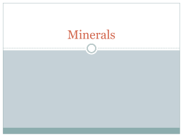 Minerals 2.2 notes
