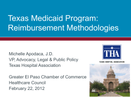 Texas Medicaid Program - Greater El Paso Chamber of Commerce