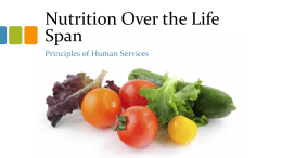 Nutrition Over the Life Span PPT - Statewide Instructional Resources