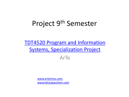 Project 9th Semester
