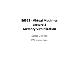 Memory Virtualization
