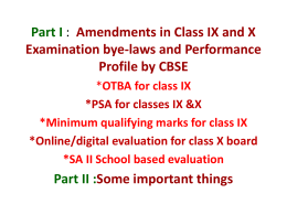 New inclusions in Class IX and X by CBSE