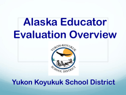 Danielson Coachng and Eval for Teachers - Yukon