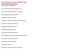 Oral Doxycycline Acne Where To Buy