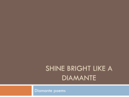 Shine Bright like a Diamante