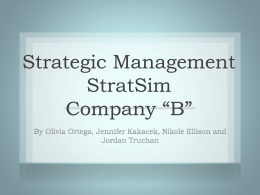 Strategic Management StratSim