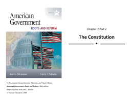 Updated Chapter 2 Part 2 The Constitution File