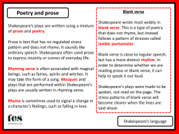Shakespeare`s language
