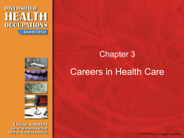 Careers in Health Care
