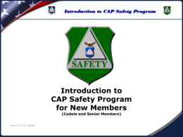 Introduction to CAP Safety Program