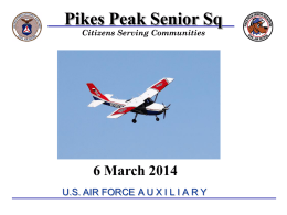 Slide 1 - Pikes Peak Senior Squadron