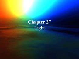 Chapter 27 Light - Columbusisd.org