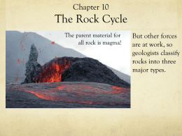 Chapter 10 The Rock Cycle