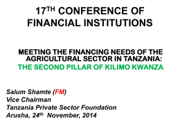 17th conference of financial institutions