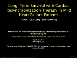 Long-Term Survival with Cardiac