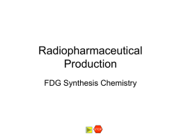 Overview of FDG synthesis