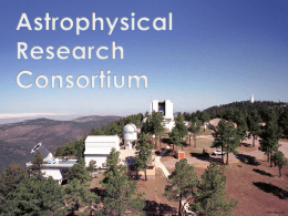 ppt - Astrophysical Research Consortium