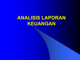 Financial Statement Analysis (a.k.a. Accounting Review)