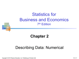 Statistics for Business and Economics, 6/e