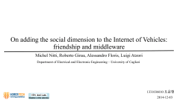 On adding the social dimension to the Internet of Vehicles