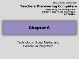 Chapter 6: Technology, Digital Media, and Curriculum Integration
