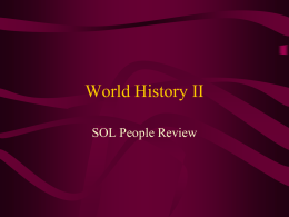 World II peoplePPT2010