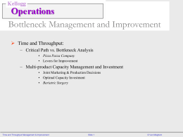 OPNS Process Analysis Module - Kellogg School of Management