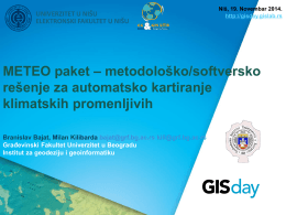 PPT - GIS day Serbia