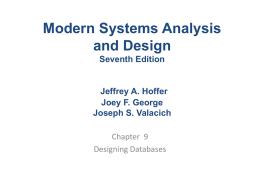 Modern Systems Analysis and Design Ch1