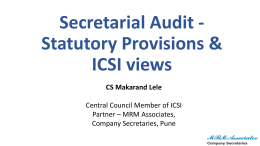 Secretarial Audit