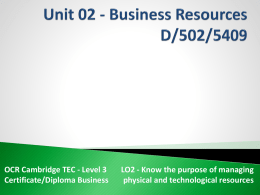 Unit 01 - Communication and Employability Skills in IT