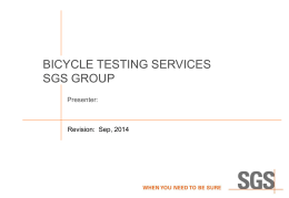 Bicycle Testing Seminar - Light Electric Vehicle Association