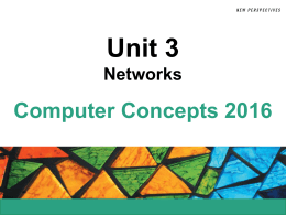 Unit 3 Networks