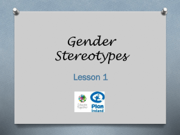 Gender 5th / 6th: Lesson 1 IWB Powerpoint File
