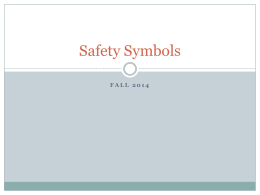 Safety Symbols - SMS Tiger Team