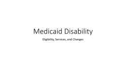 Medicaid Disability - About Special Kids