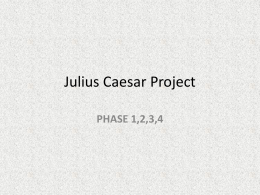 Julius Caesar Project
