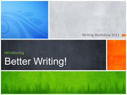 Recursive Writing Instruction for teachers