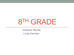 Grade 8 - Nevada Mathematics Project