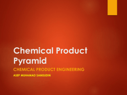 Chemical Product Pyramid
