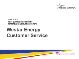 Westar - First Quartile Consulting