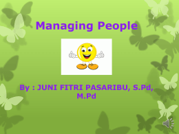 Managing People By - ibmi