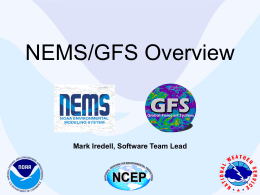 NEMS/GFS Overview