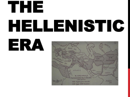 The Hellenistic Era