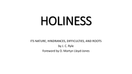 holiness - Men of Mercy