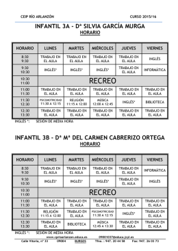 RECREO RECREO - ceip río arlanzón