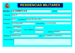 Residencias Militares
