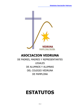 estatutos - Colegio Vedruna de Pamplona
